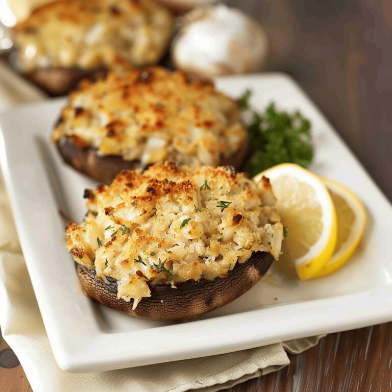 Savory Portobello Mushrooms Recipe