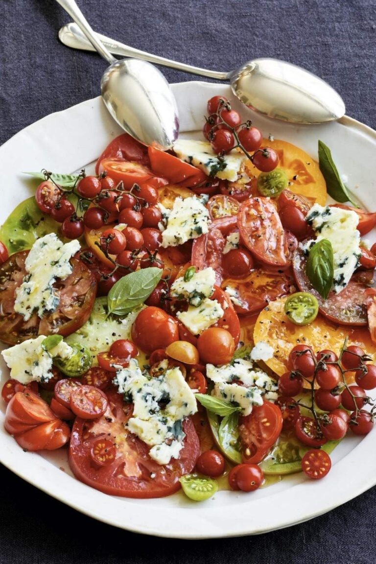 Ina Garten Heirloom Tomato & Blue Cheese Salad Recipe