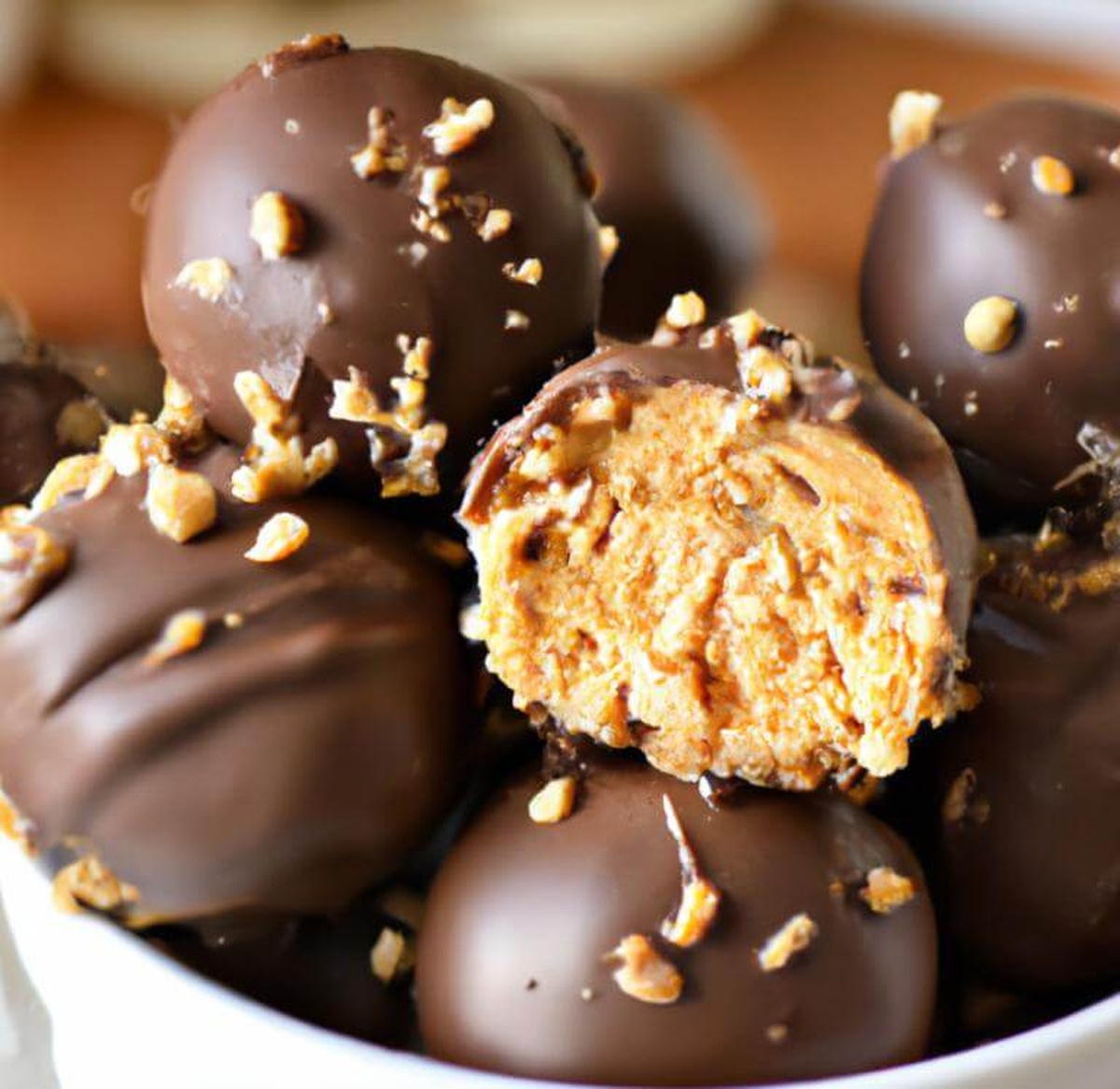 Decadent Chocolate Peanut Butter Rice Krispie Balls Recipe