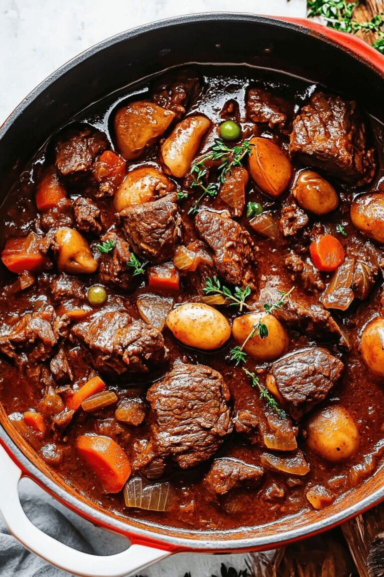 Hearty Beef Bourguignon Recipe