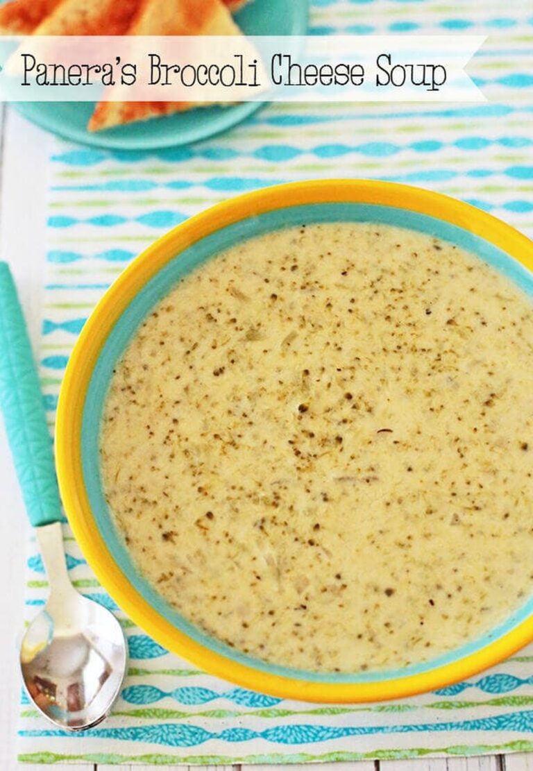 Creamy Paneras Broccoli Cheddar Soup Recipe