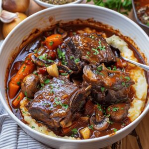 Succulent French Style Braised Short Ribs Recipe