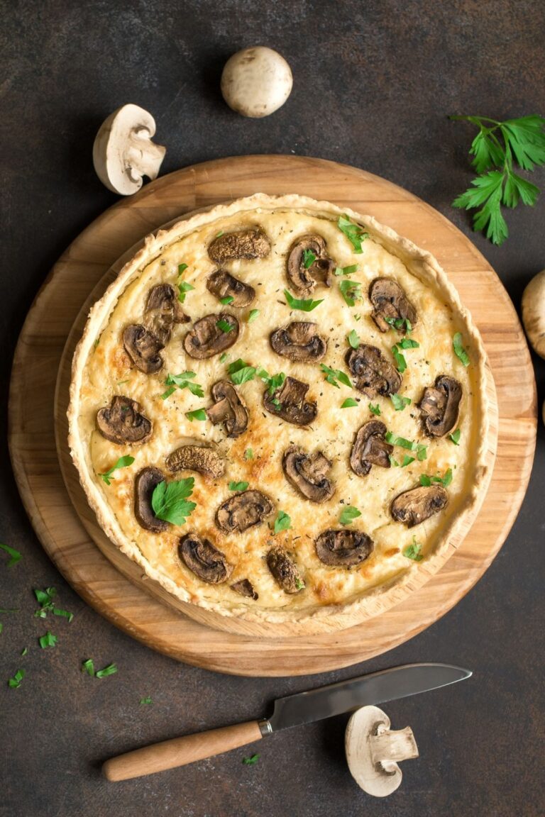 Mary Berry Mushroom Quiche Recipe
