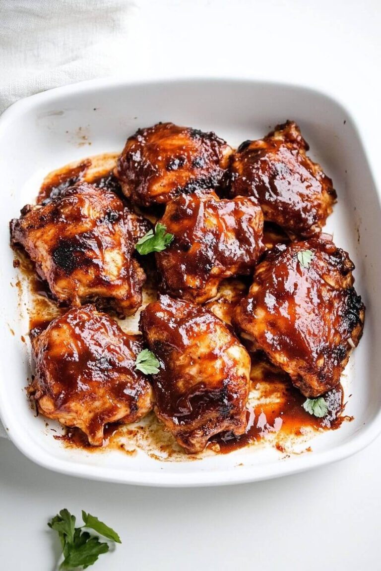 Tantalizing Barbecue Chicken Thighs With Onions Recipe
