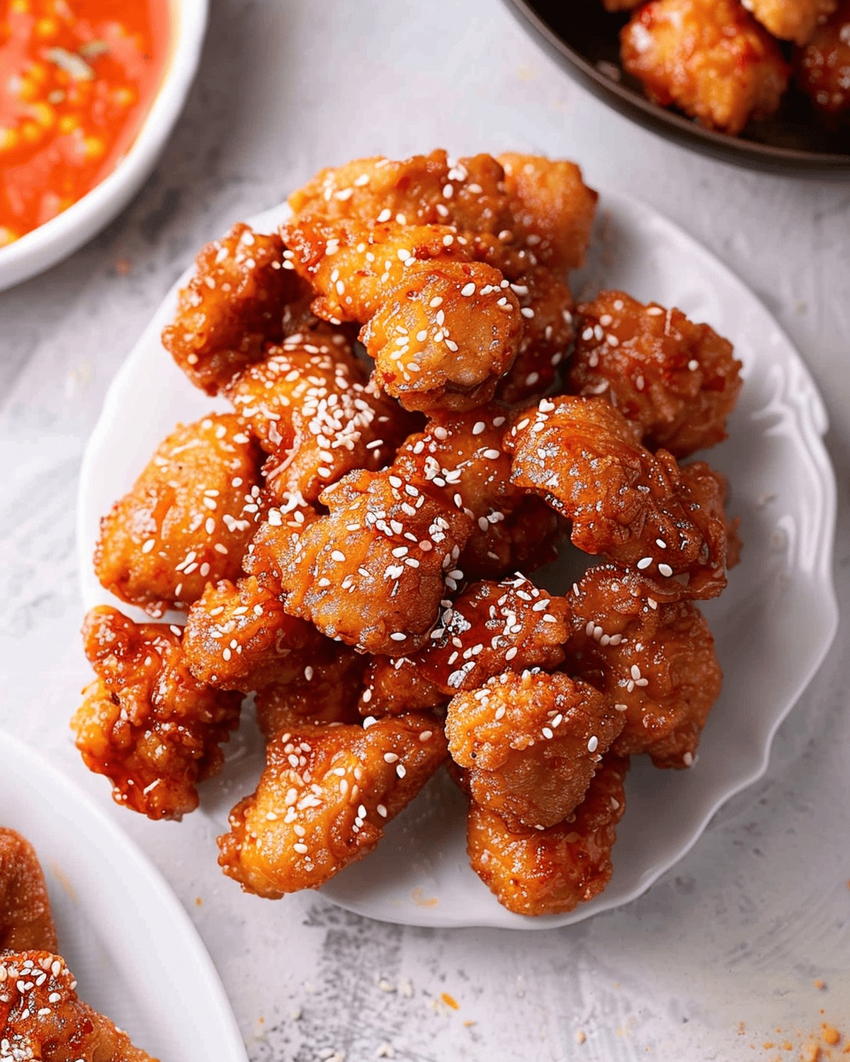 Crispy Korean Popcorn Chicken Recipe