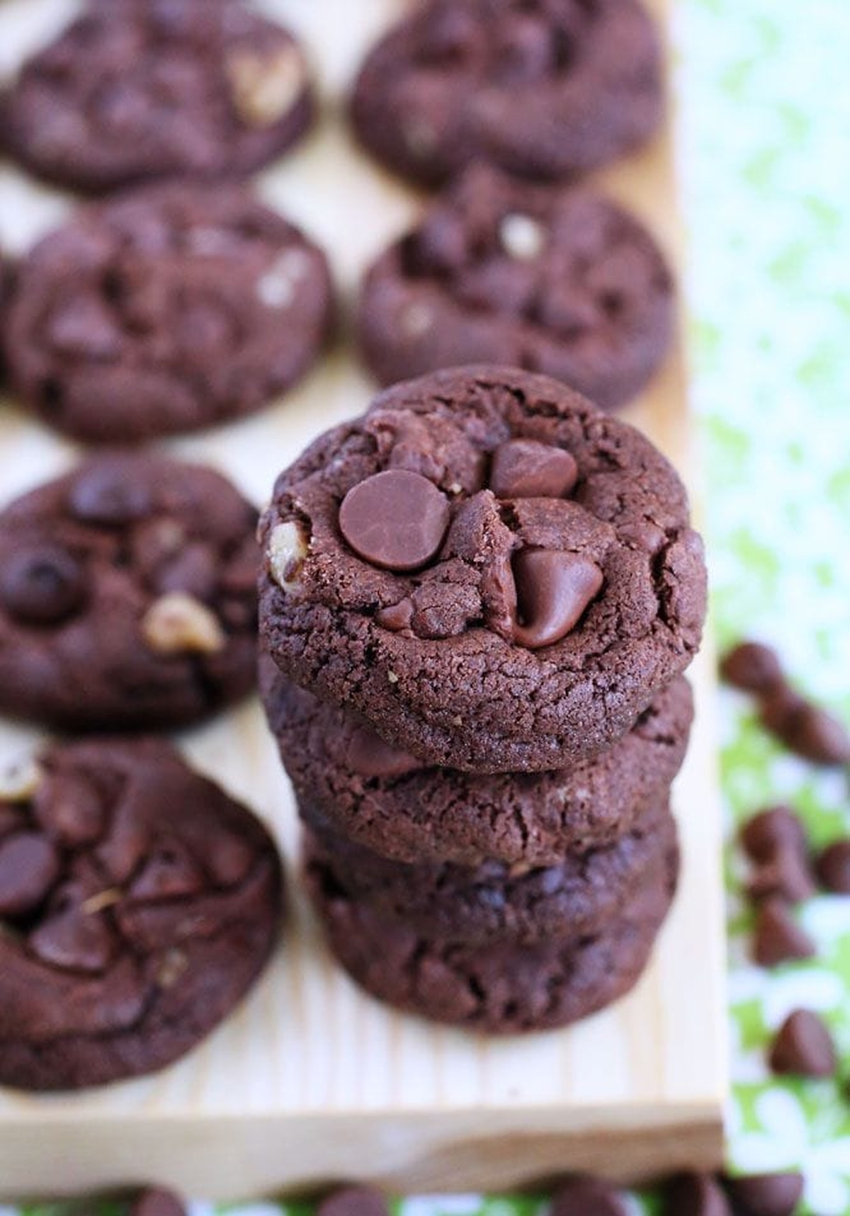 Decadent Double Chocolate Walnut Cookies Recipe