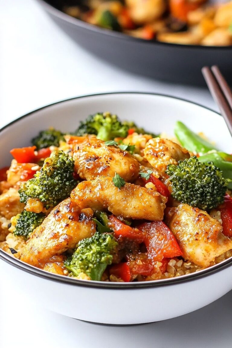 Speedy Low Carb Keto Chicken Stir Fry Recipe