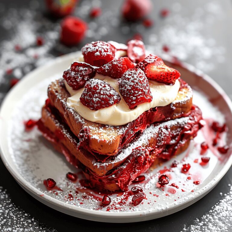Decadent Red Velvet French Toast Recipe