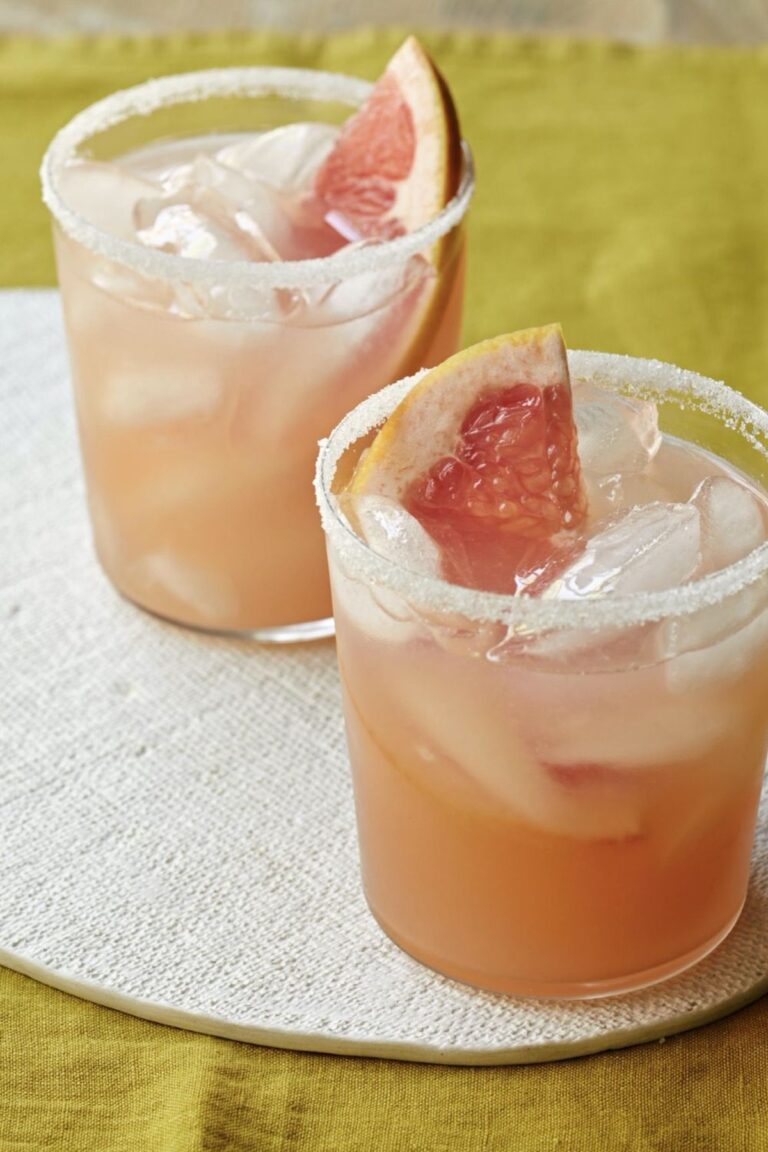 Ina Garten Pink Grapefruit Palomas Recipe