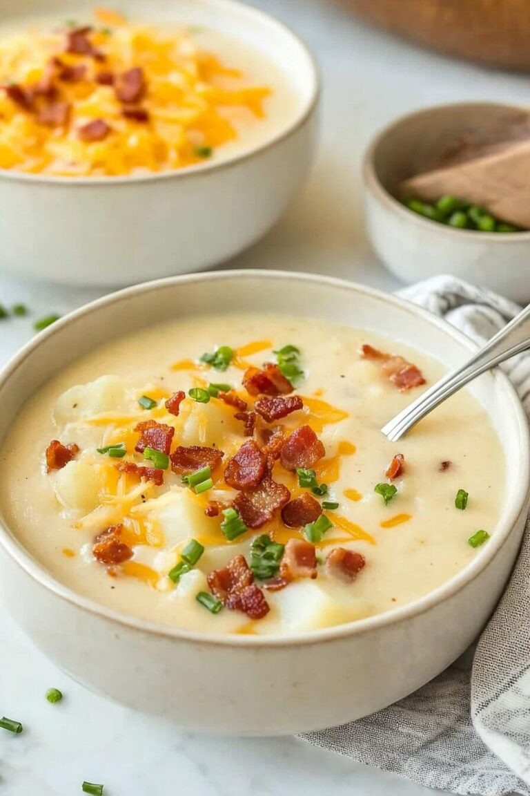 Creamy Baked Potato Soup Recipe
