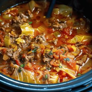 Hearty Cabbage and Beef Soup Recipe
