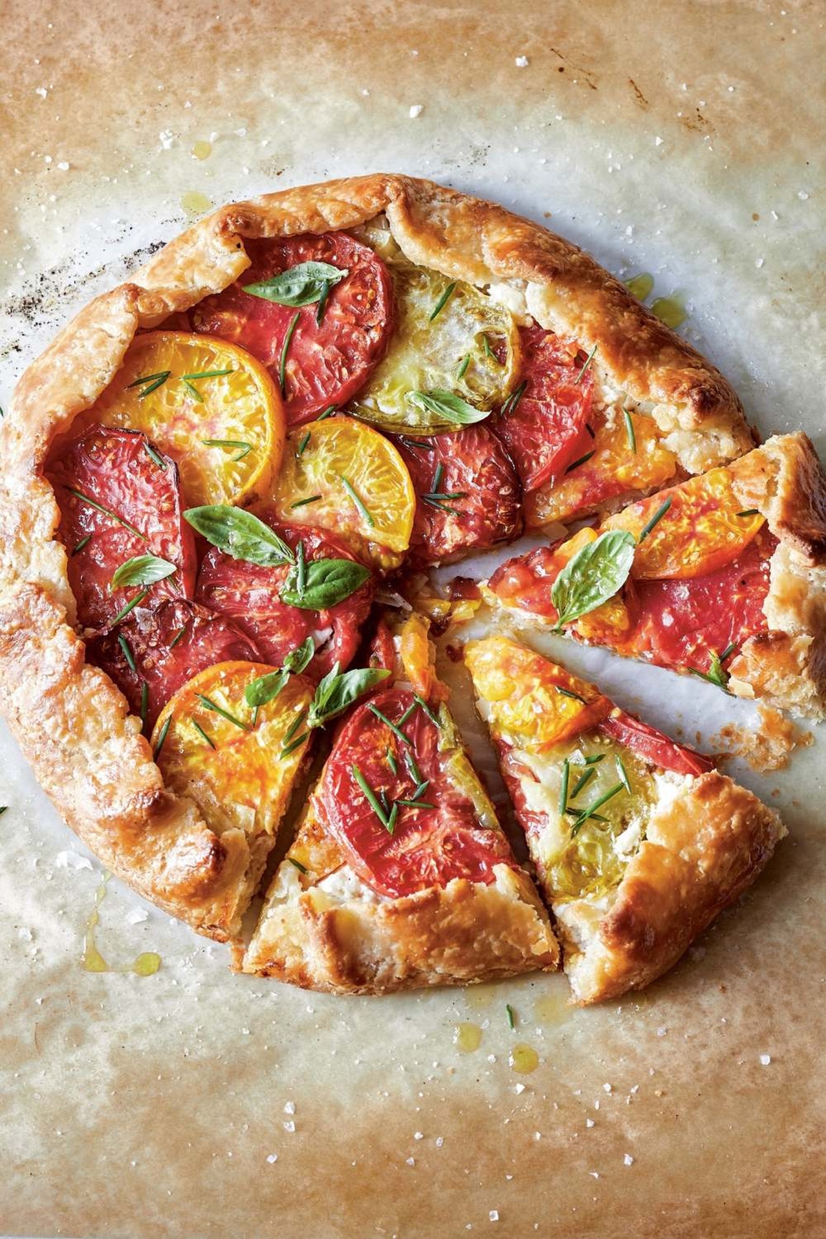 Ina Garten Tomato & Goat Cheese Crostata Recipe