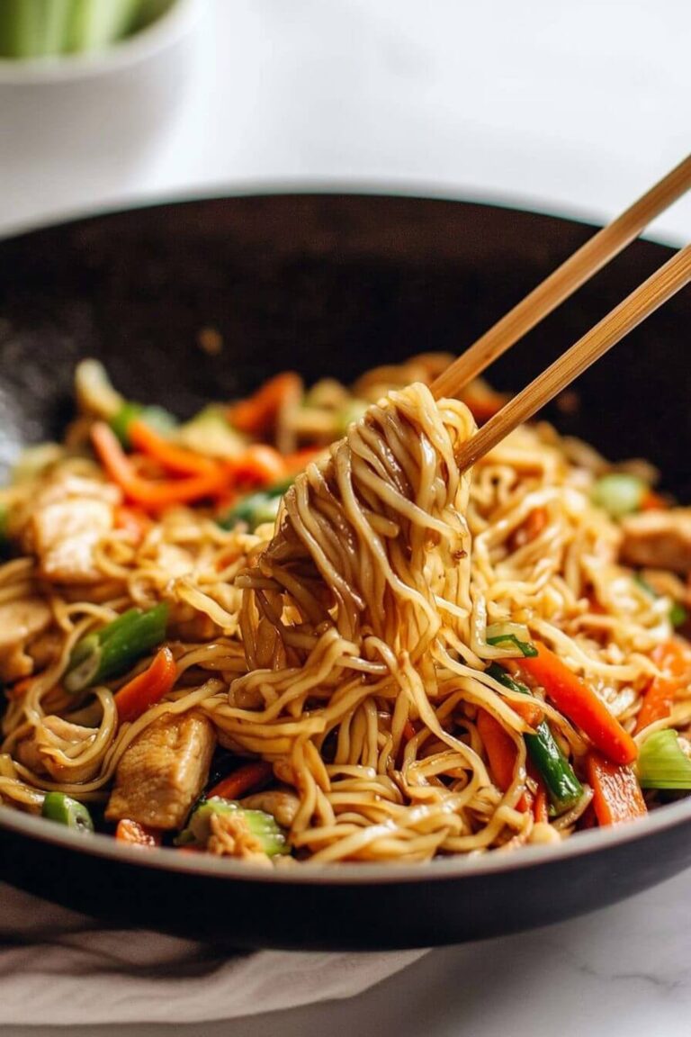 Savory Chicken Chow Mein Recipe