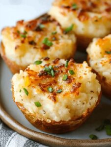 Creamy Garlic Parmesan Mashed Potato Cups Recipe