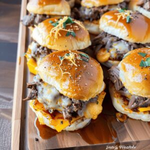 Irresistible Roast Beef & Cheddar Sliders Recipe