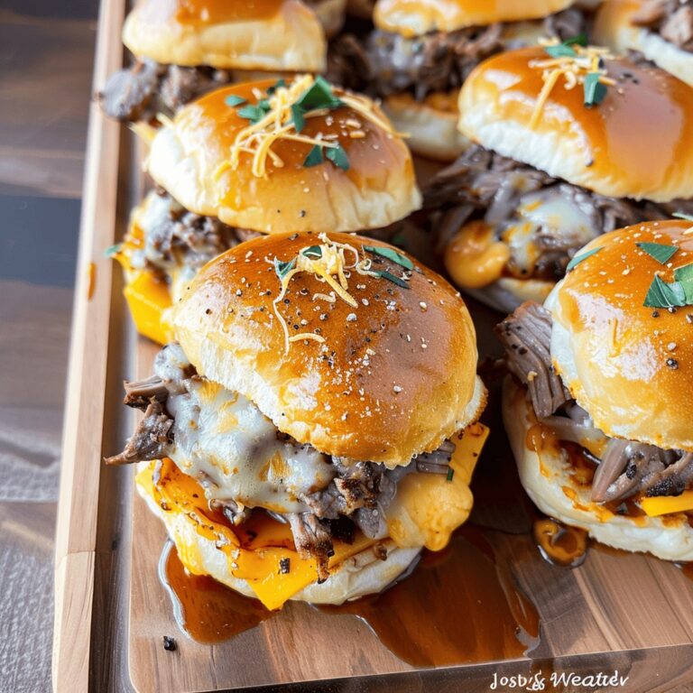 Irresistible Roast Beef & Cheddar Sliders Recipe