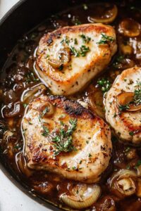 Savory French Onion Pork Chops Recipe