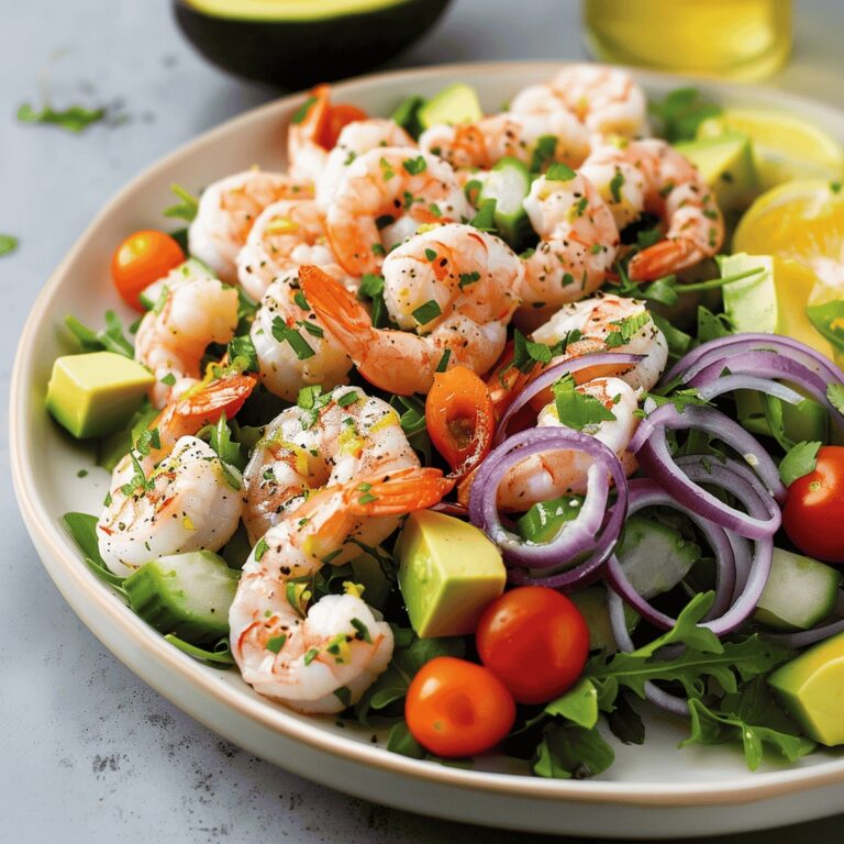 Zesty Shrimp and Avocado Summer Salad Recipe