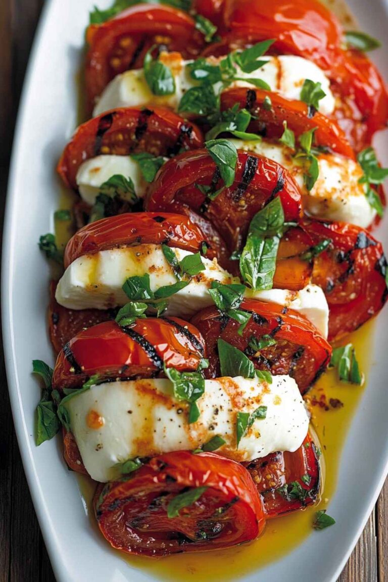 Barefoot Contessa Roasted Tomato Caprese Salad Recipe