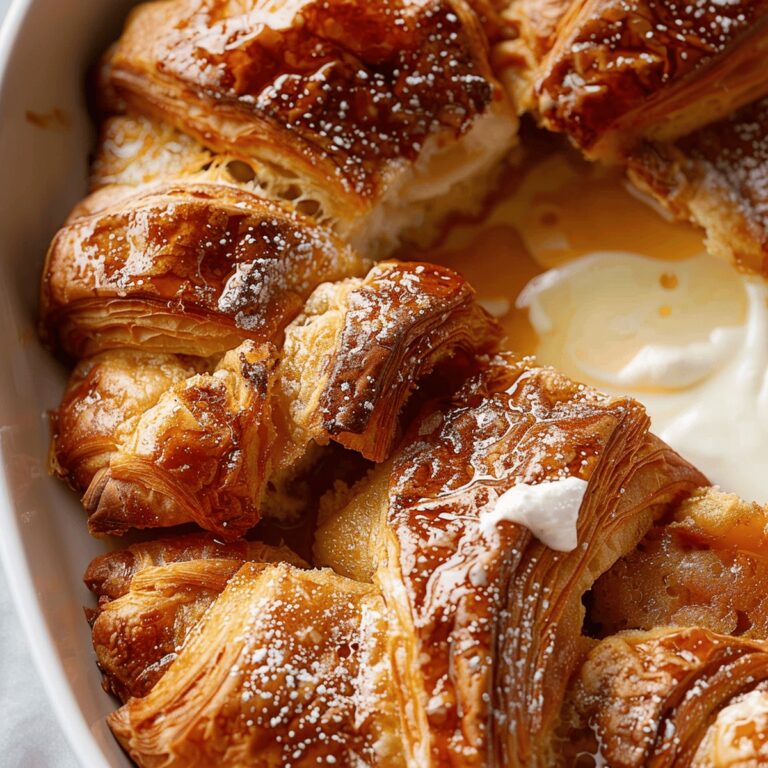 Decadent Croissant French Toast Casserole Recipe