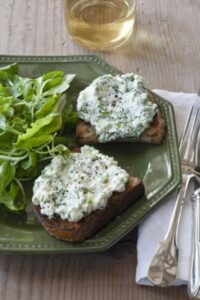 Ina Garten Herbed Ricotta Bruschettas Recipe