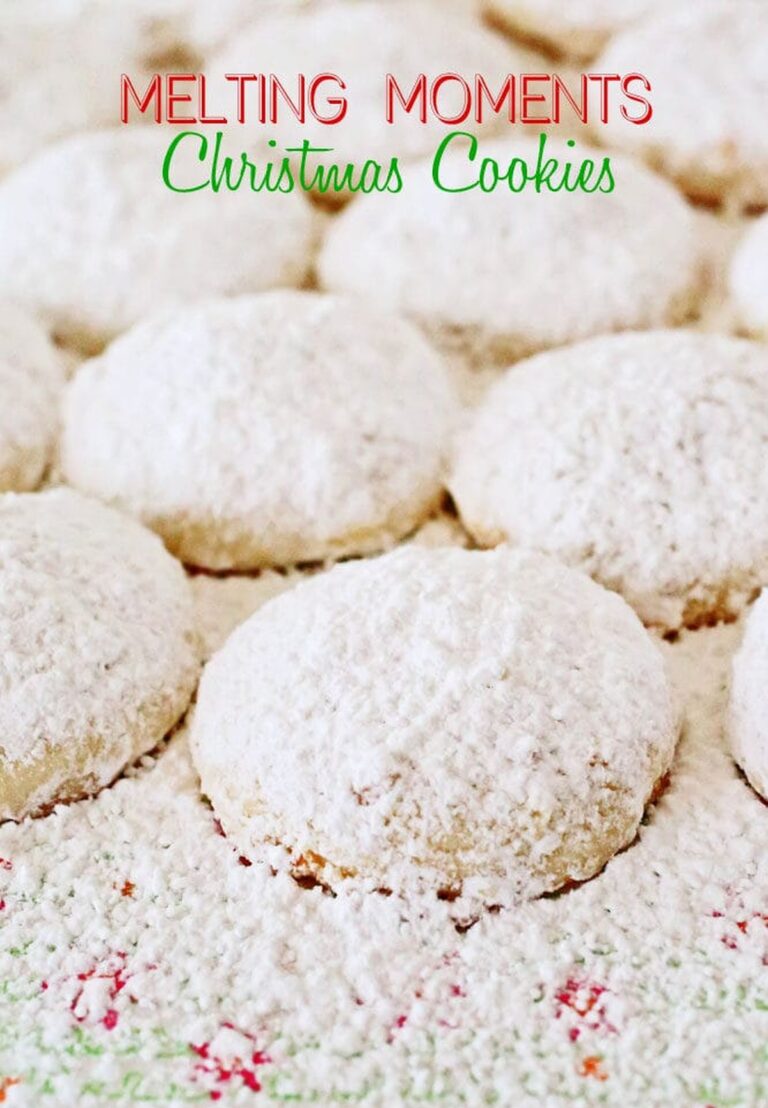 Irresistible Melting Moments Christmas Cookies Recipe
