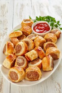 Elegant Lamb Sausage In Puff Pastry Recipe