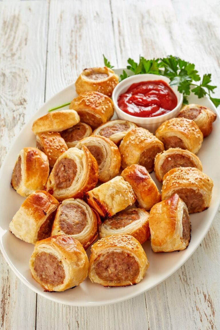 Elegant Lamb Sausage In Puff Pastry Recipe
