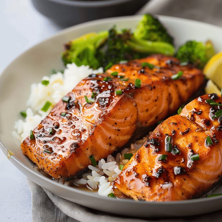 Crispy Air Fryer Honey Garlic Salmon Recipe