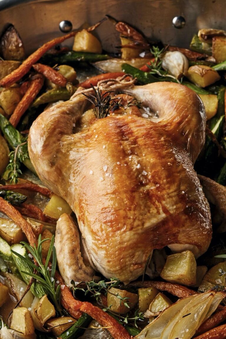 Ina Garten Roast Chicken With Spring Vegetables Recipe