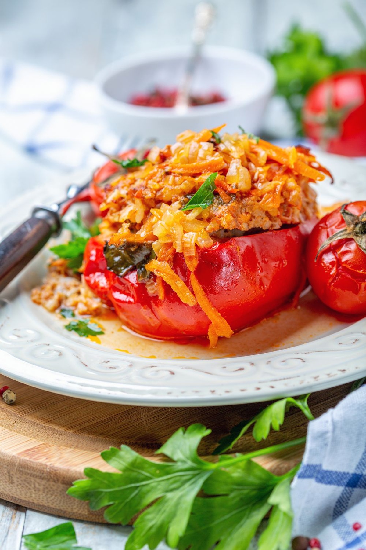 Jamie Oliver Stuffed Red Peppers Recipe