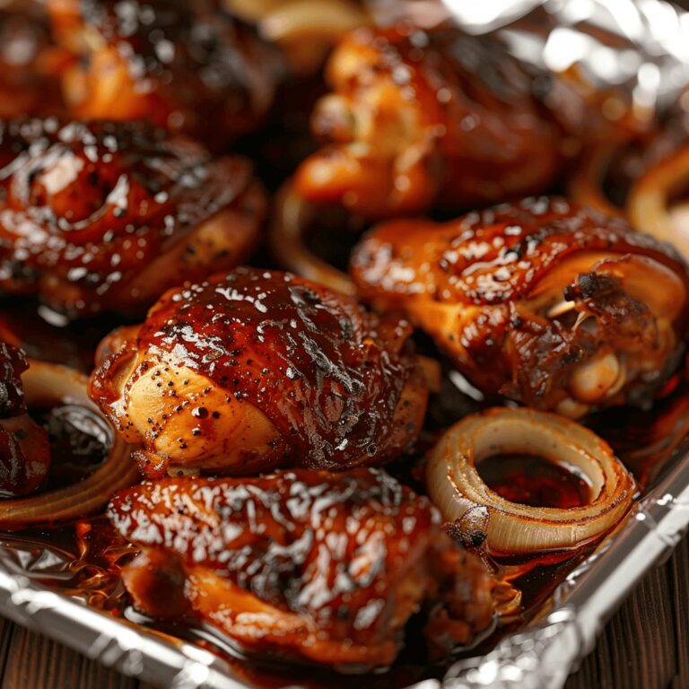 Savory Barbecue Chicken Thighs Recipe