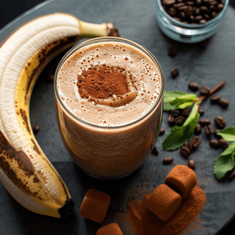Creamy Coffee Smoothie Tropical Banana Smoothie Energizing Bliss Smoothie Refreshing Recipe