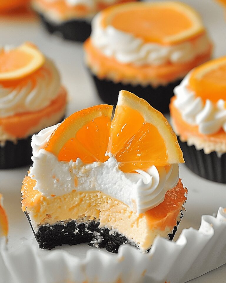 Decadent Orange Creamsicle Mini Cheesecakes Recipe