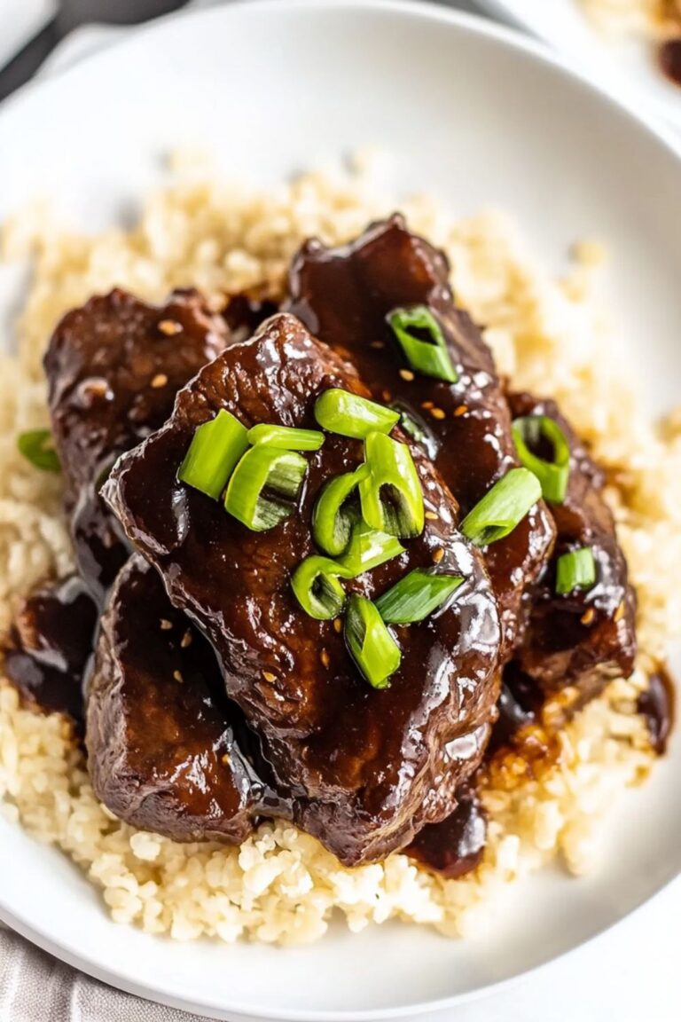 Mouthwatering Keto Slow Cooker Mongolian Beef Recipe