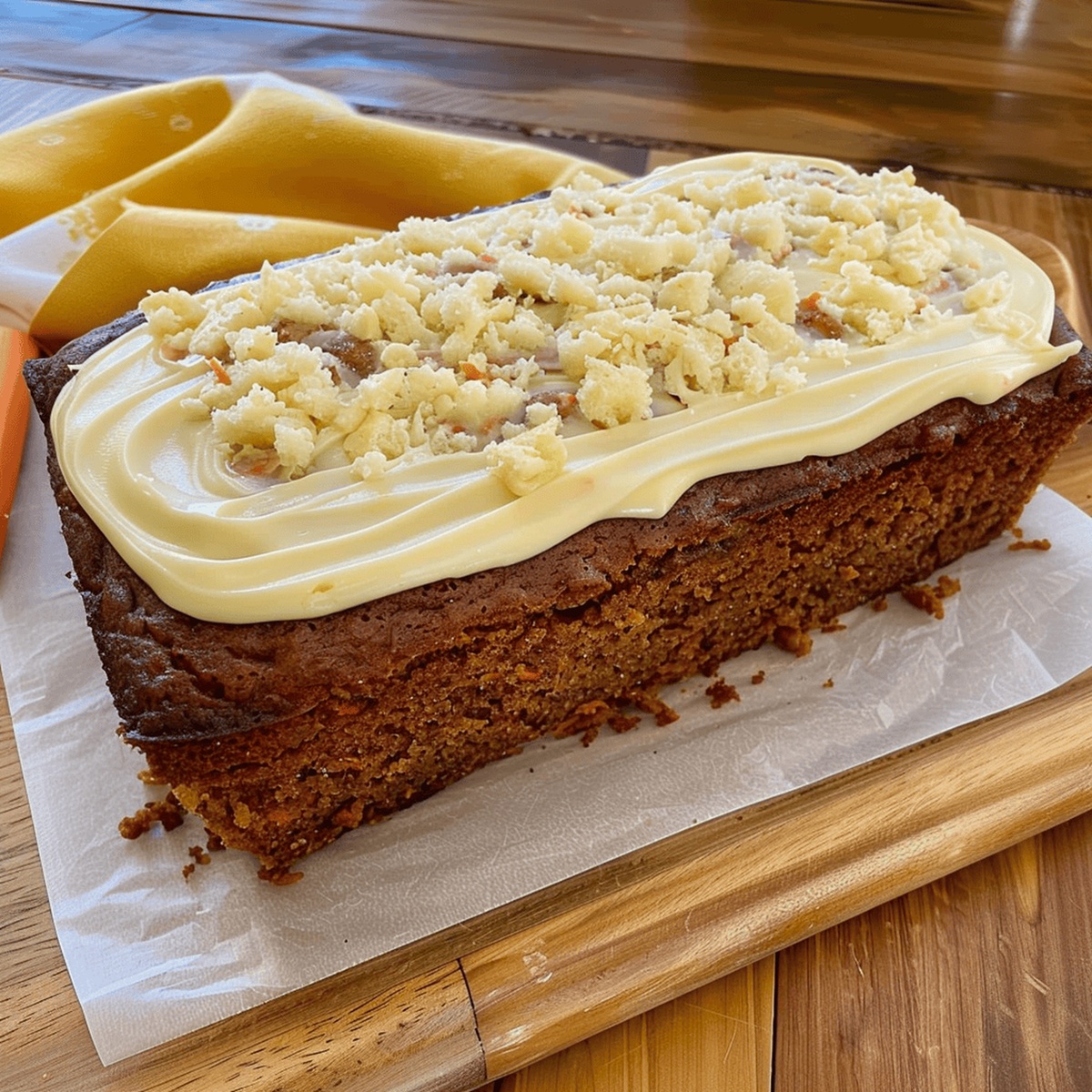 Moist Carrot Cake Loaf Recipe