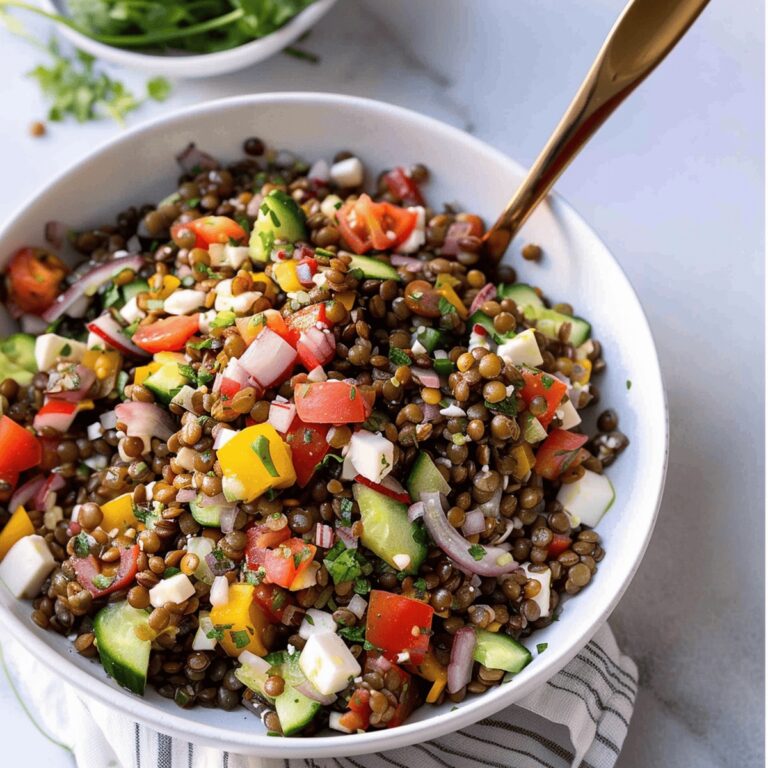 Zesty Lentil Salad Recipe