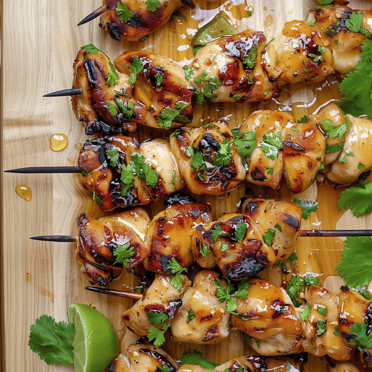 Succulent Honey Lime Grilled Chicken Skewers Recipe