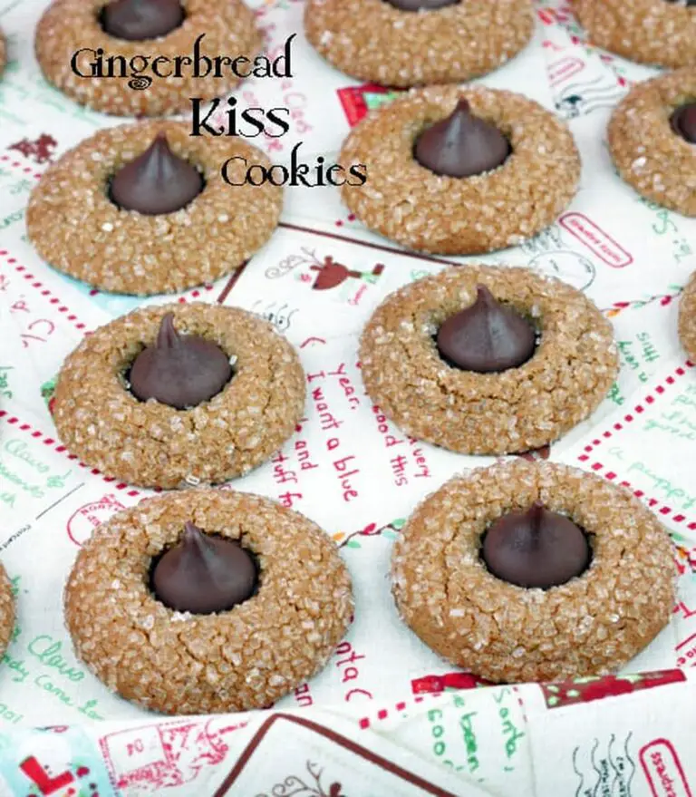 Delightful Hershey Kiss Gingerbread Cookies Recipe