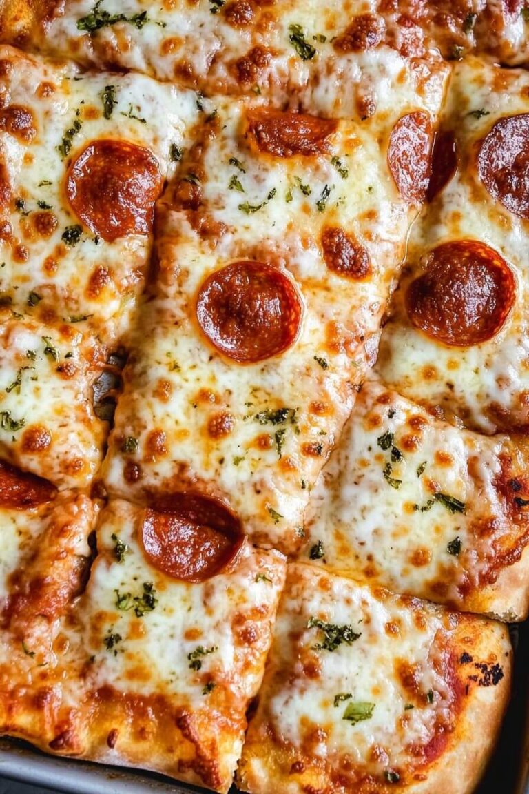 Cheesy School Pizza Recipe