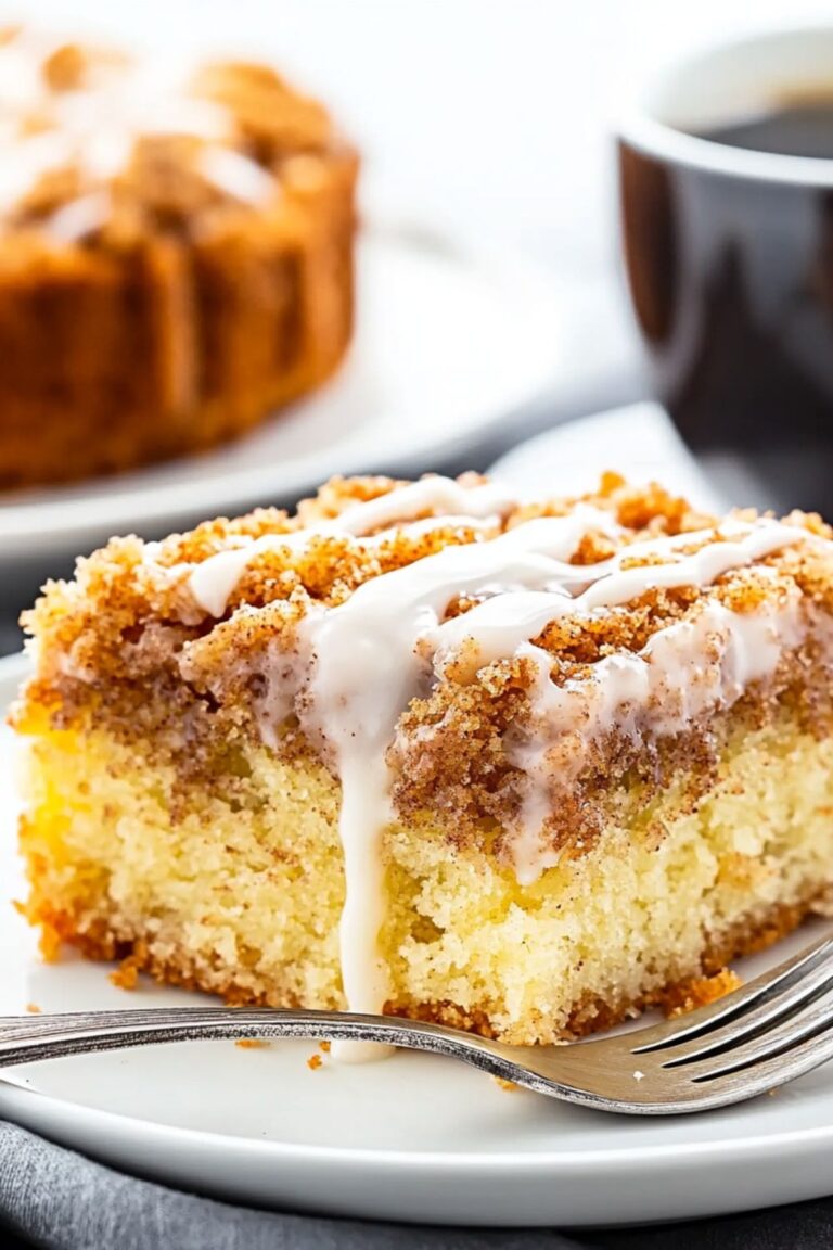 Fluffy Low Carb Keto Coffee Cake Recipe