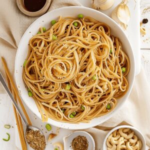 Irresistible Garlic Sesame Noodles Recipe