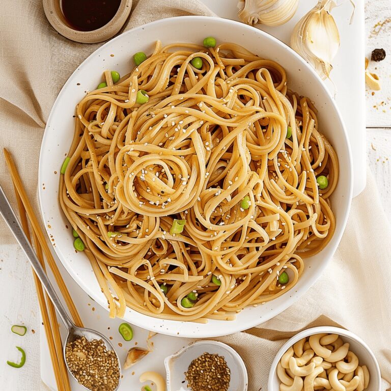 Irresistible Garlic Sesame Noodles Recipe