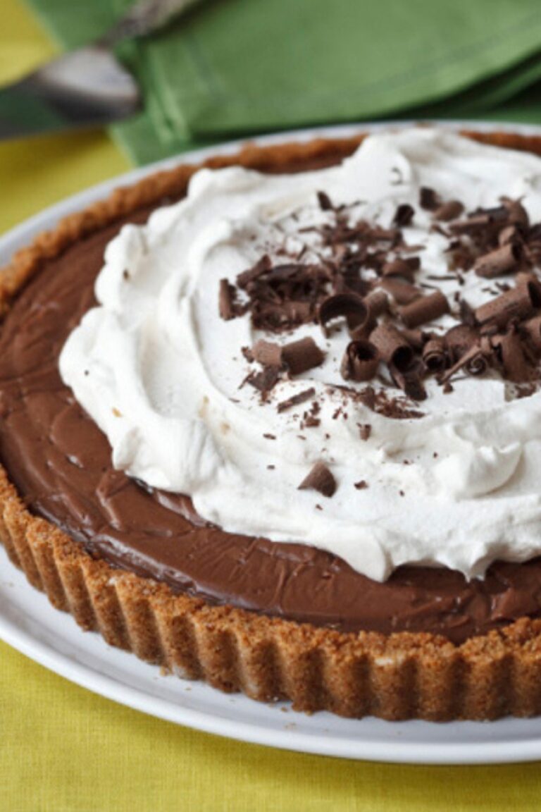 Ina Garten Chocolate Pudding Cream Tart Recipe