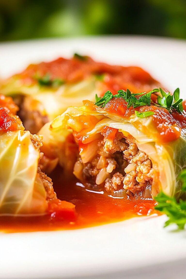 Hearty Low Carb Keto Cabbage Roll Recipe