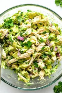 Zesty Low Carb Keto Avocado Chicken Salad Recipe