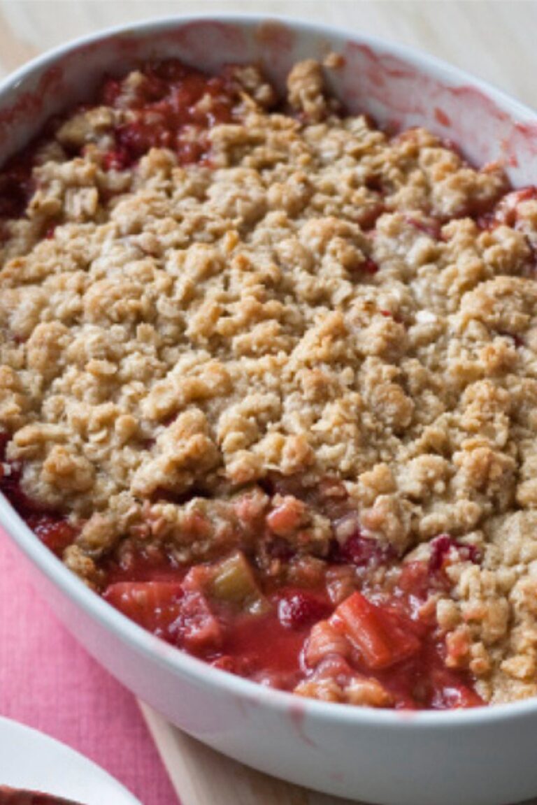 Ina Garten Strawberry Rhubarb Crisp Recipe