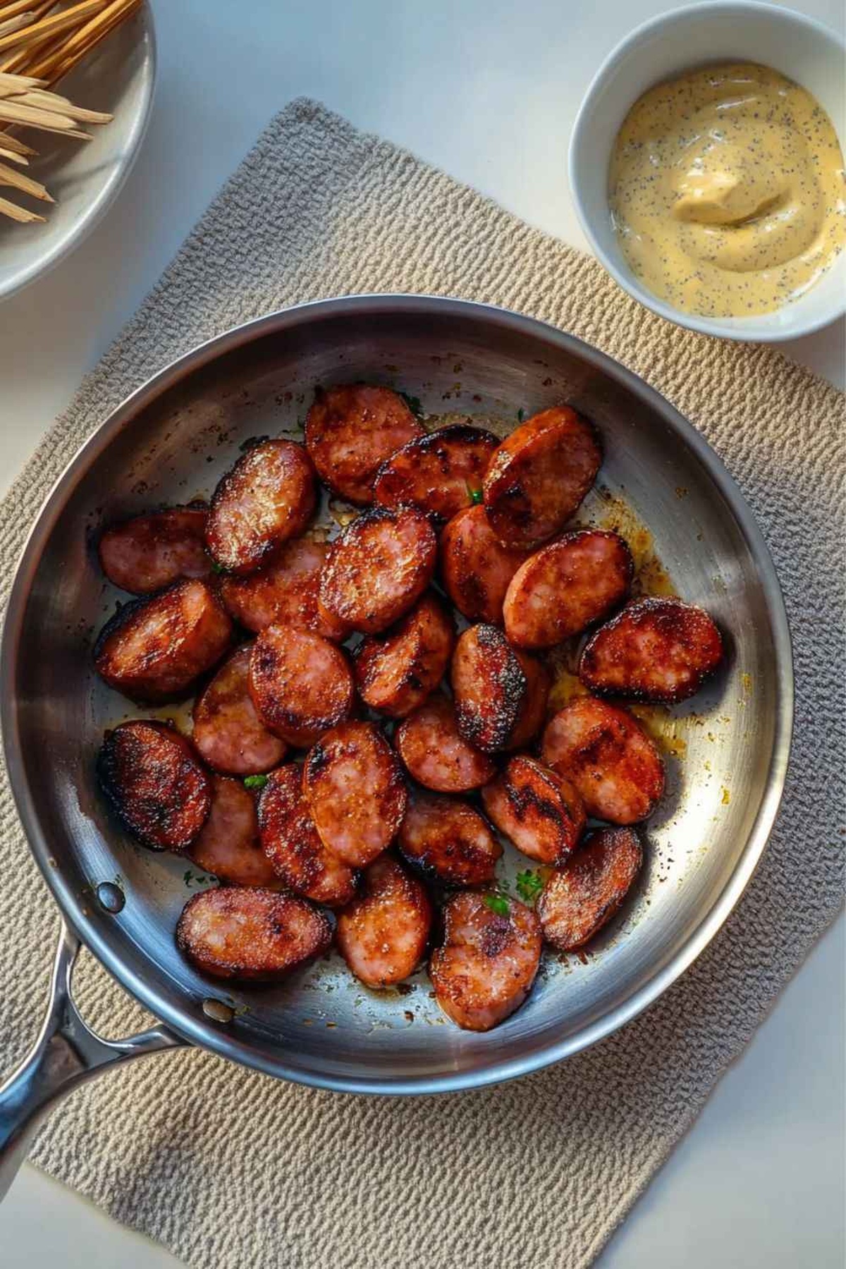 Barefoot Contessa Kielbasa With Mustard Dip Recipe