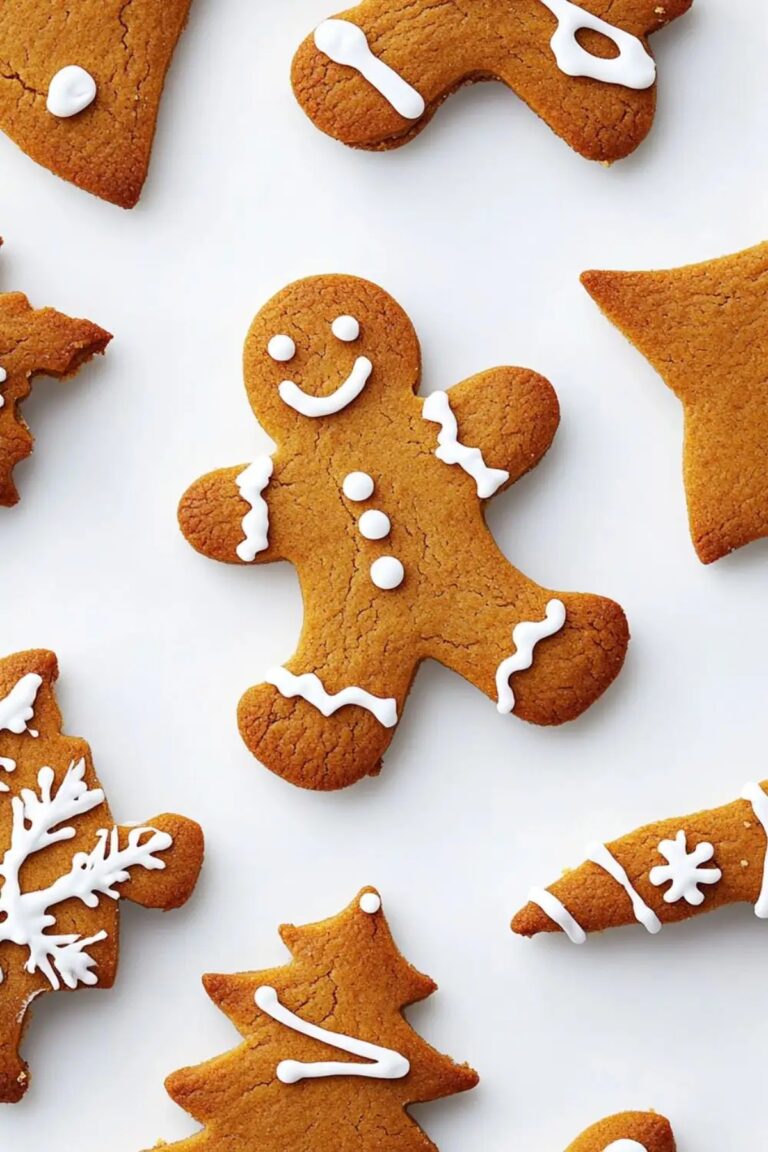 Festive Low Carb Keto Gingerbread Cookies Recipe