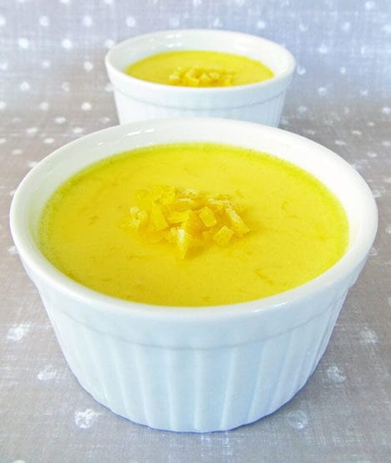 Zesty Lemon Custard Pots Recipe